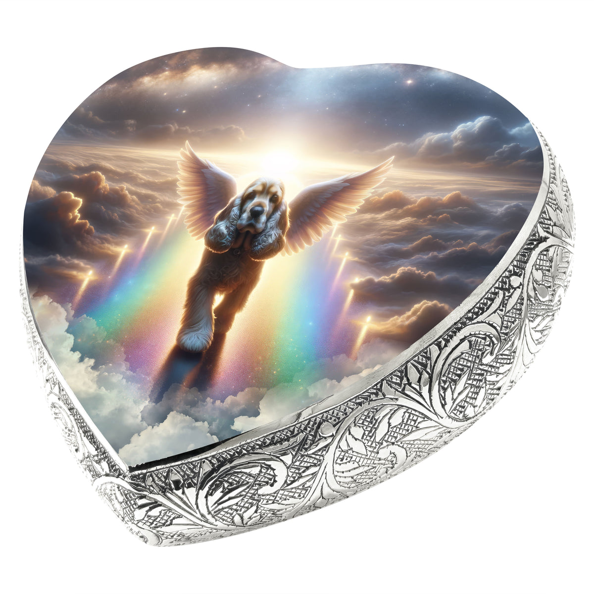 Eternal Elegance Dog Urns Cocker Spaniel - Rainbow Bridge Dog Urn