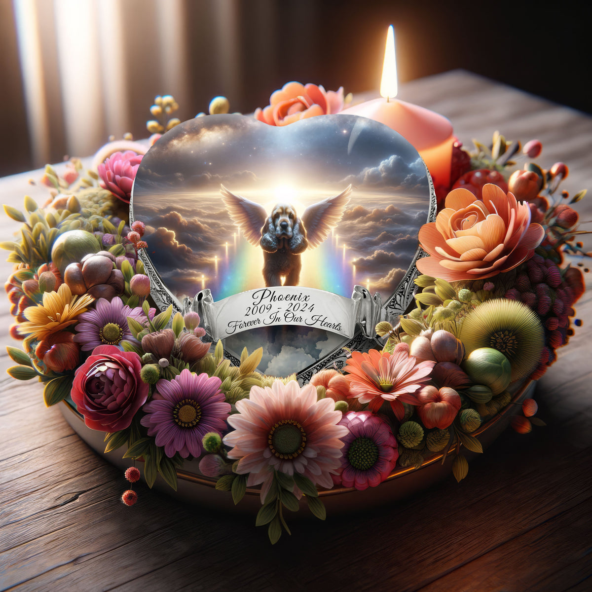 Eternal Elegance Dog Urns Cocker Spaniel - Rainbow Bridge Dog Urn