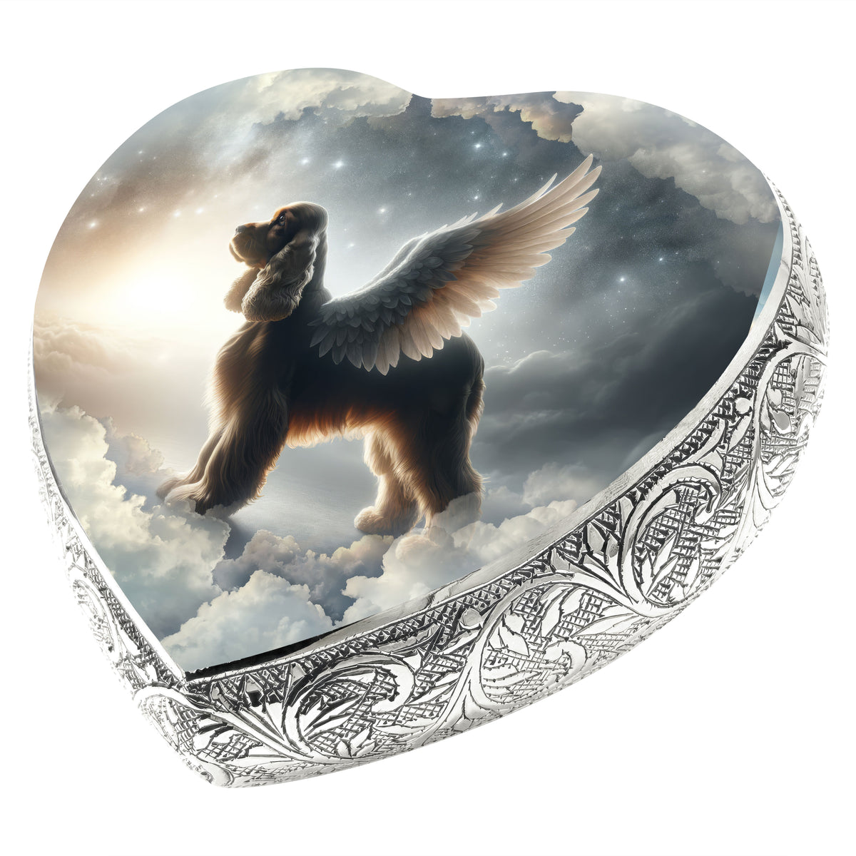 Eternal Elegance Dog Urns Cocker Spaniel - Twilight Haze Dog Urn