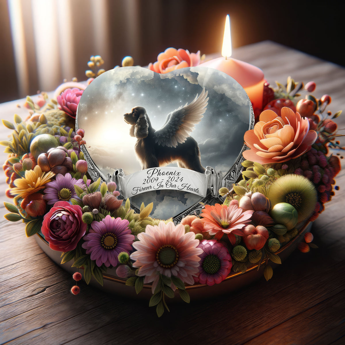 Eternal Elegance Dog Urns Cocker Spaniel - Twilight Haze Dog Urn