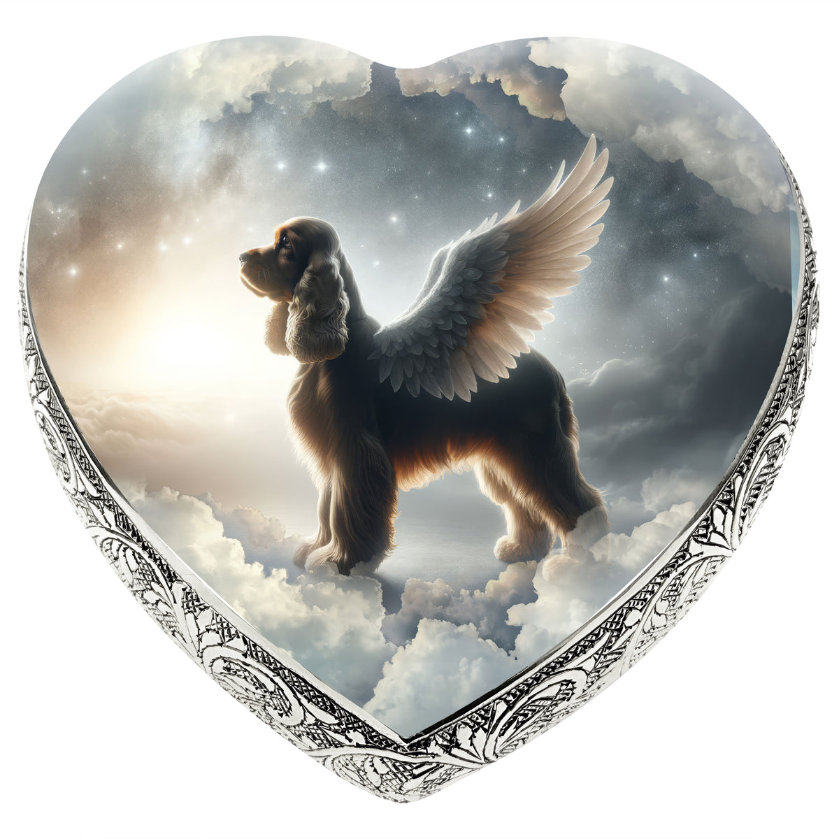 Eternal Elegance Dog Urns Cocker Spaniel - Twilight Haze Dog Urn