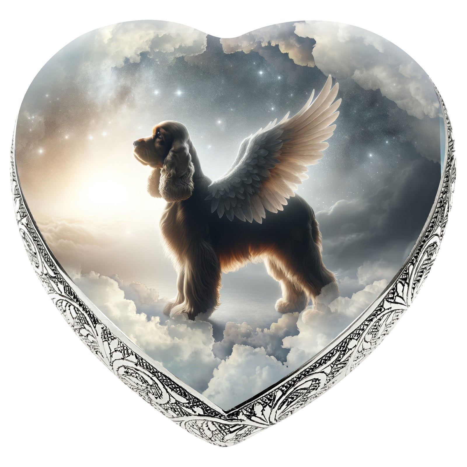 Eternal Elegance Dog Urns Cocker Spaniel - Twilight Haze Dog Urn
