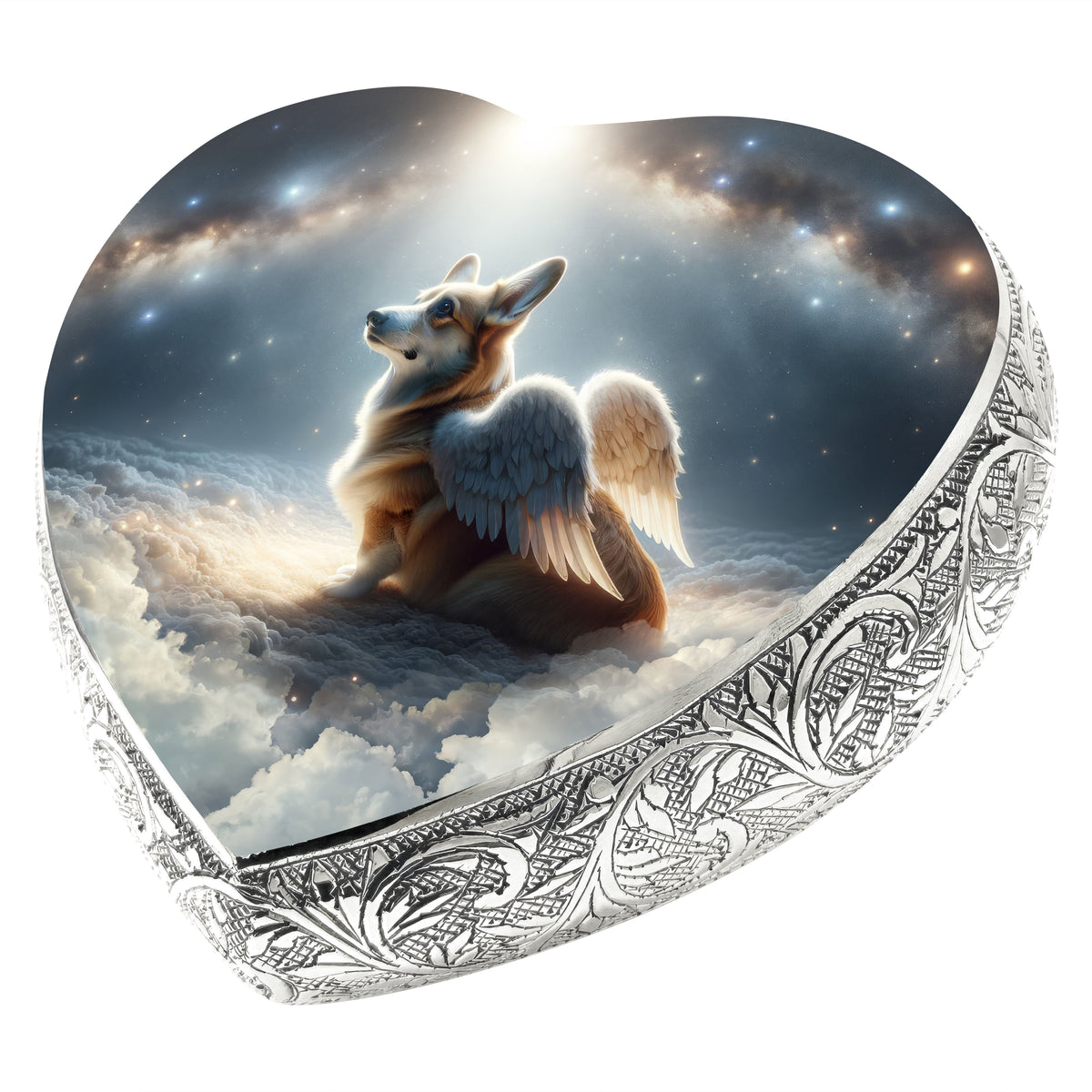 Eternal Elegance Dog Urns Corgi - Angel's Aura Dog Urn