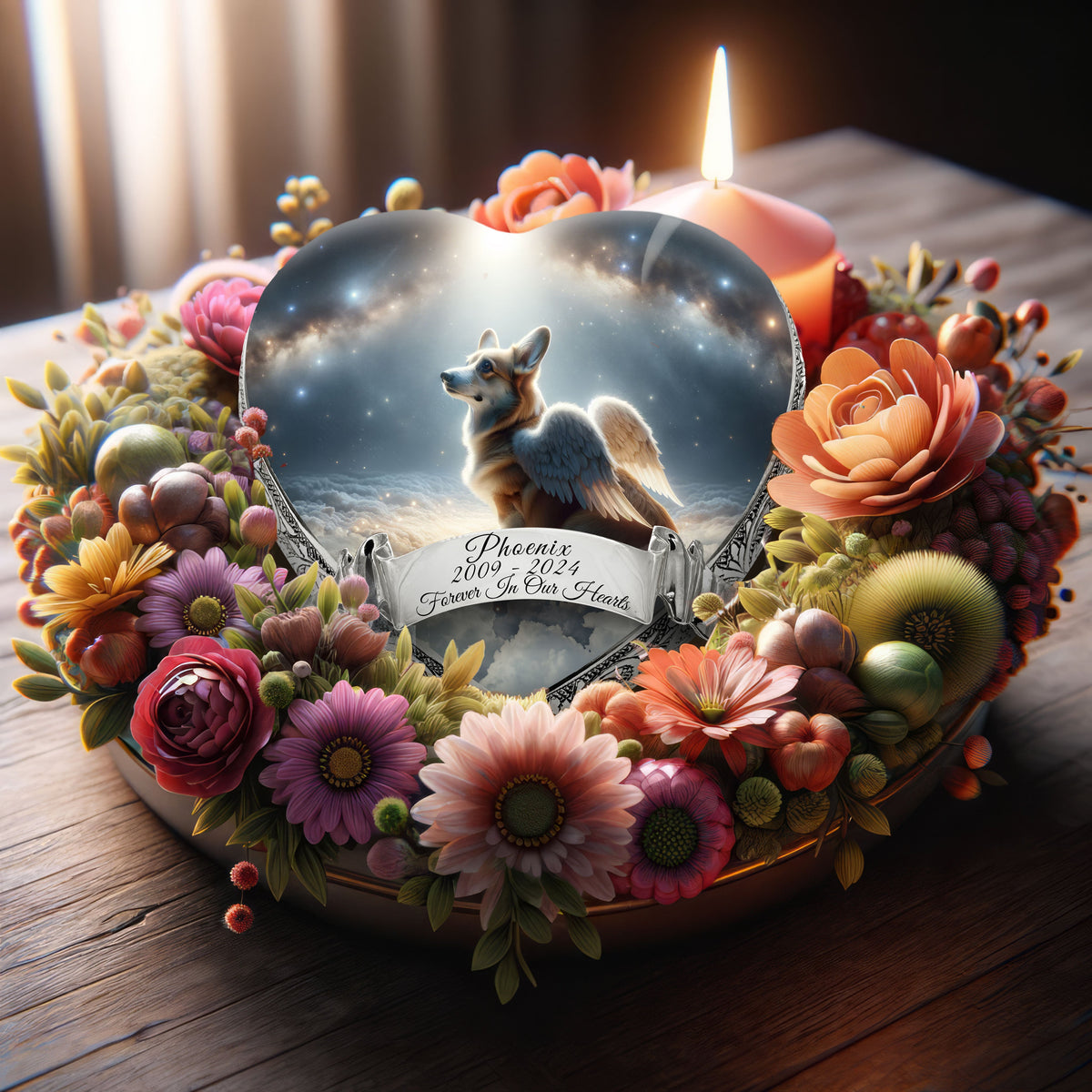 Eternal Elegance Dog Urns Corgi - Angel's Aura Dog Urn