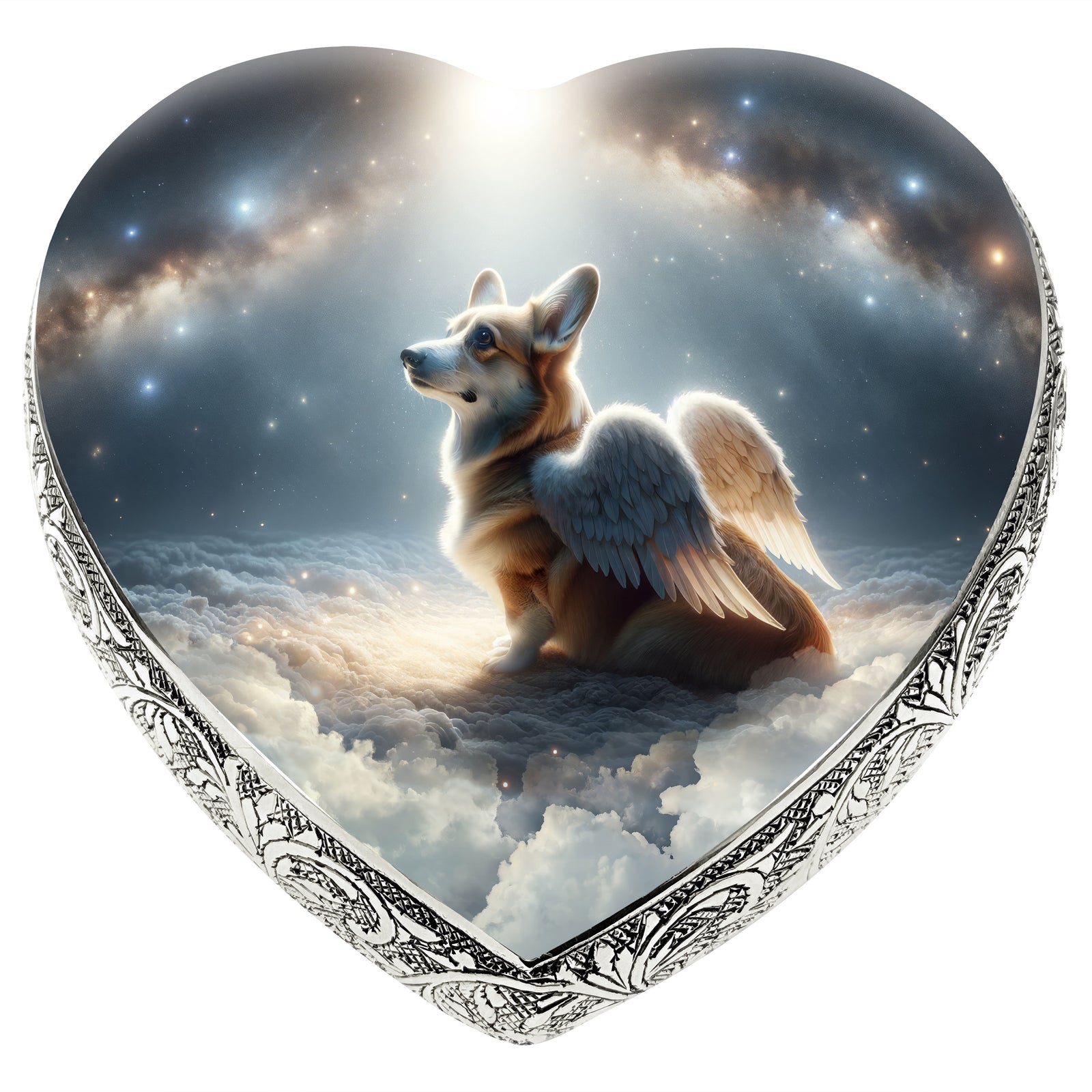 Eternal Elegance Dog Urns Corgi - Angel's Aura Dog Urn