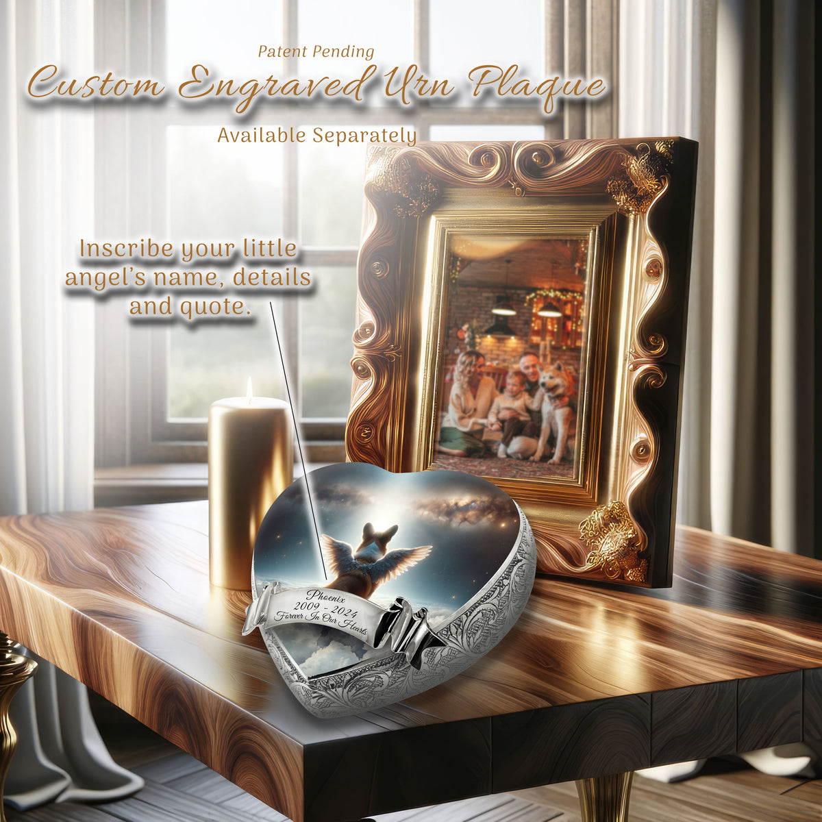 Eternal Elegance Dog Urns Corgi - Edenic Panorama Dog Urn