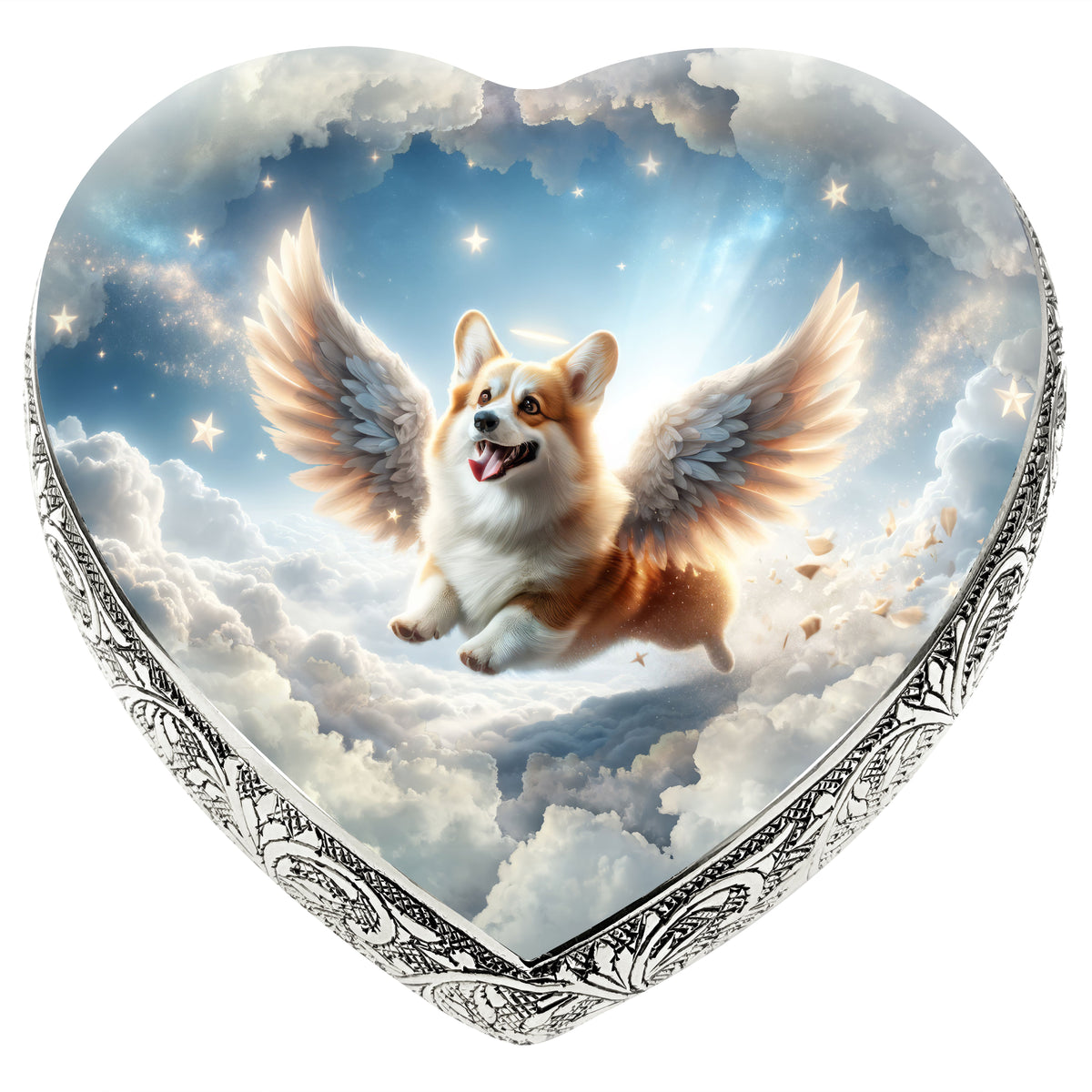 Eternal Elegance Dog Urns Corgi - Heavenly Serenity Dog Urn