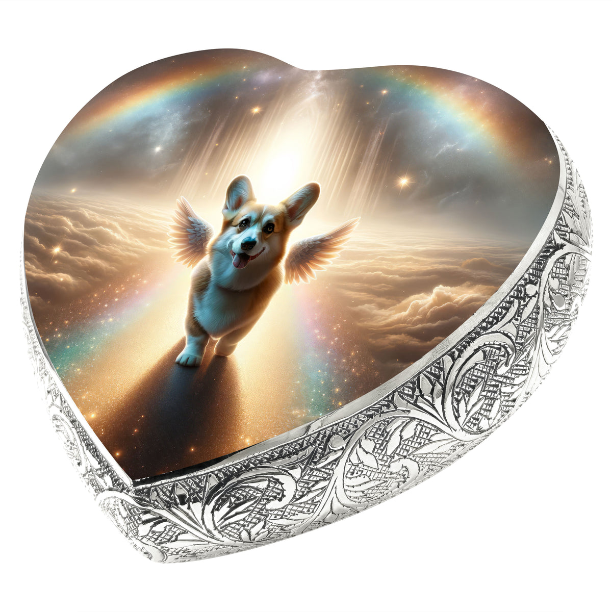 Eternal Elegance Dog Urns Corgi - Rainbow Bridge Dog Urn