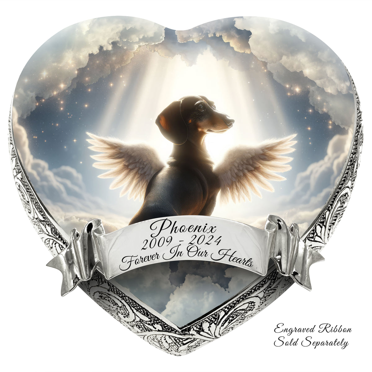 Eternal Elegance Dog Urns Dachshund - Celestial Elegance Dog Urn