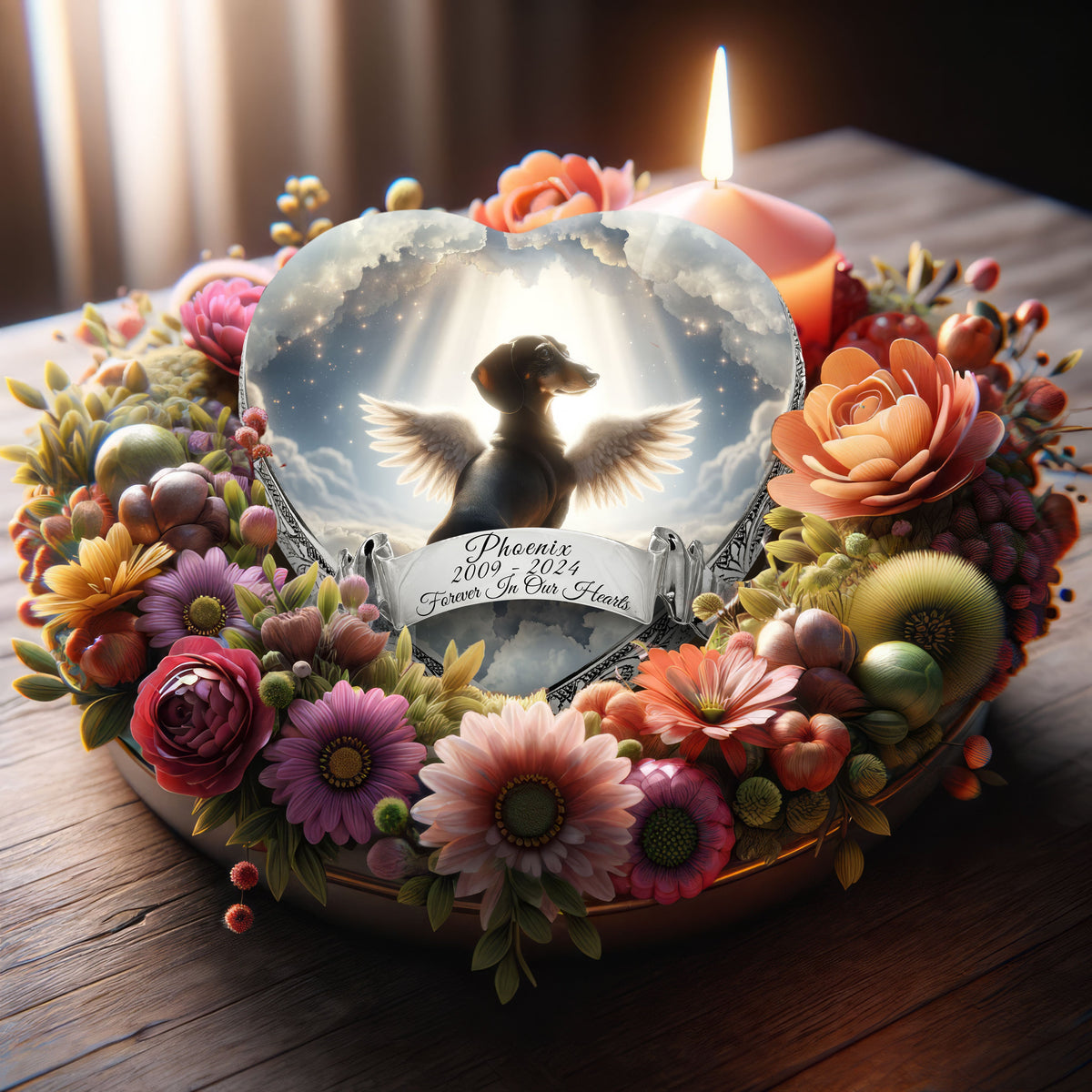 Eternal Elegance Dog Urns Dachshund - Celestial Elegance Dog Urn