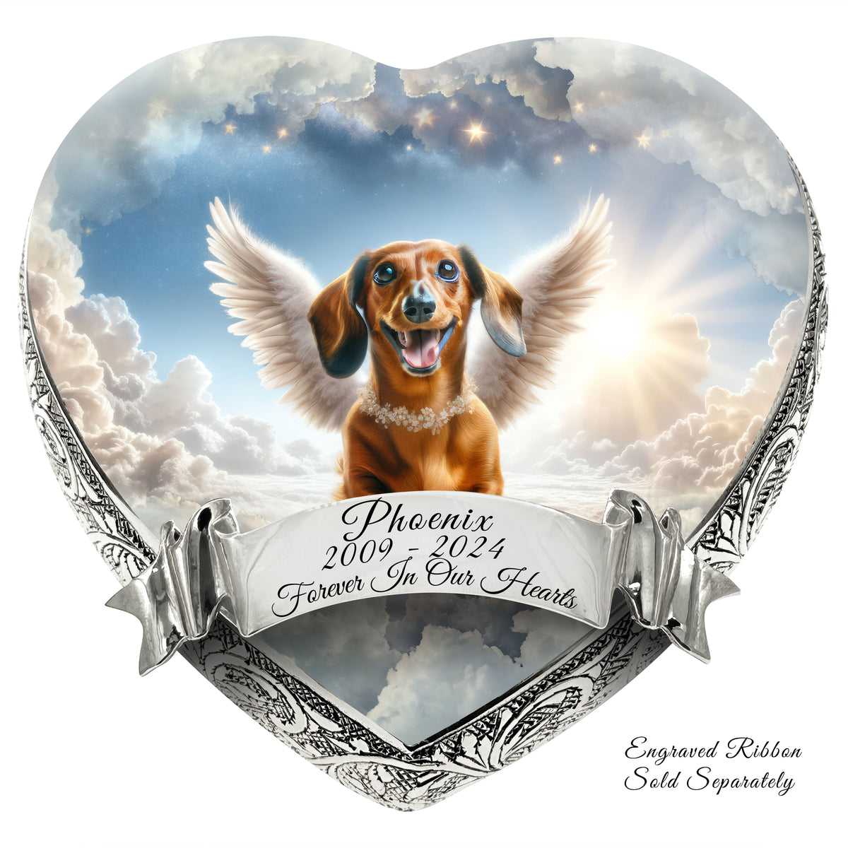 Eternal Elegance Dog Urns Dachshund - Celestial Majesty Dog Urn