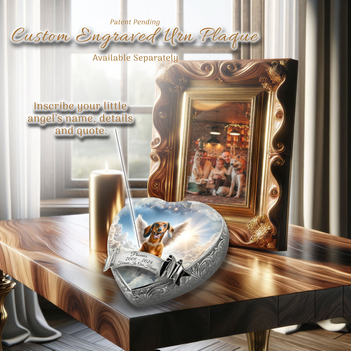 Eternal Elegance Dog Urns Dachshund - Celestial Majesty Dog Urn