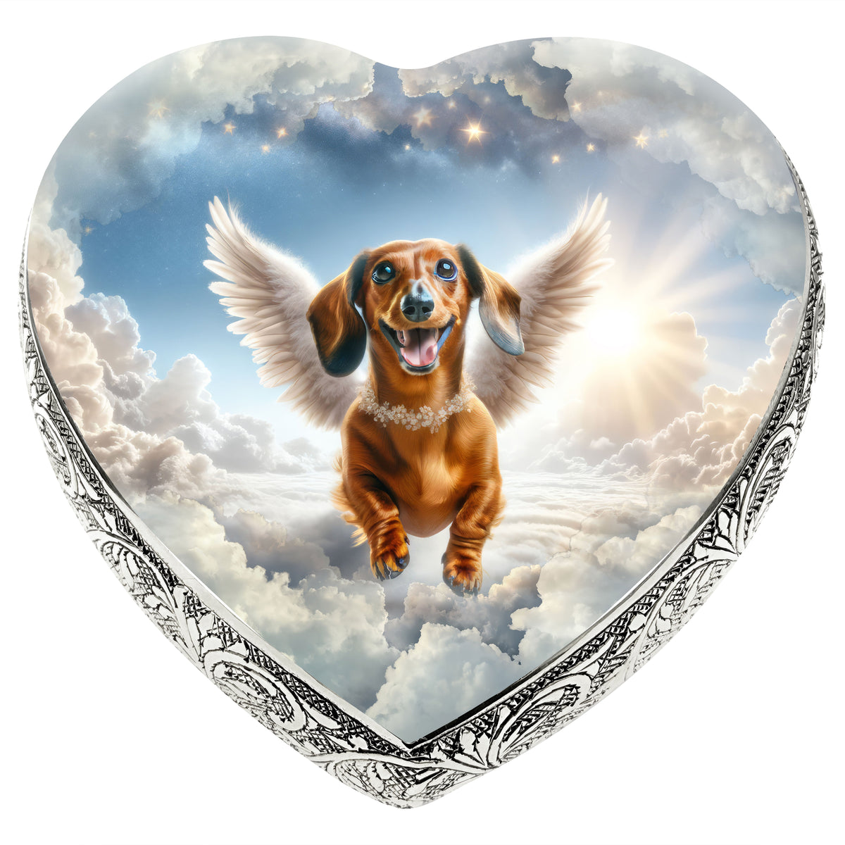 Eternal Elegance Dog Urns Dachshund - Celestial Majesty Dog Urn