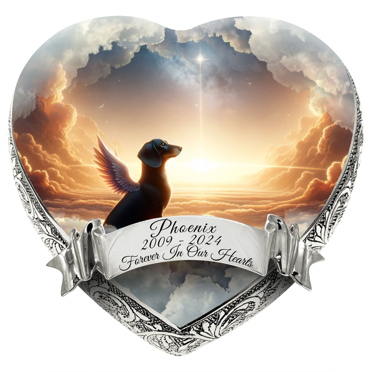 Eternal Elegance Dog Urns Dachshund - Elysium Sky Dog Urn