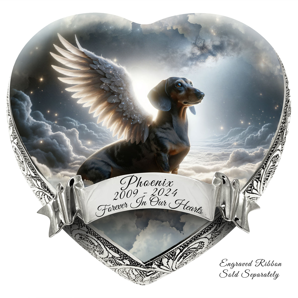 Eternal Elegance Dog Urns Dachshund - Heavenly Splendor Dog Urn
