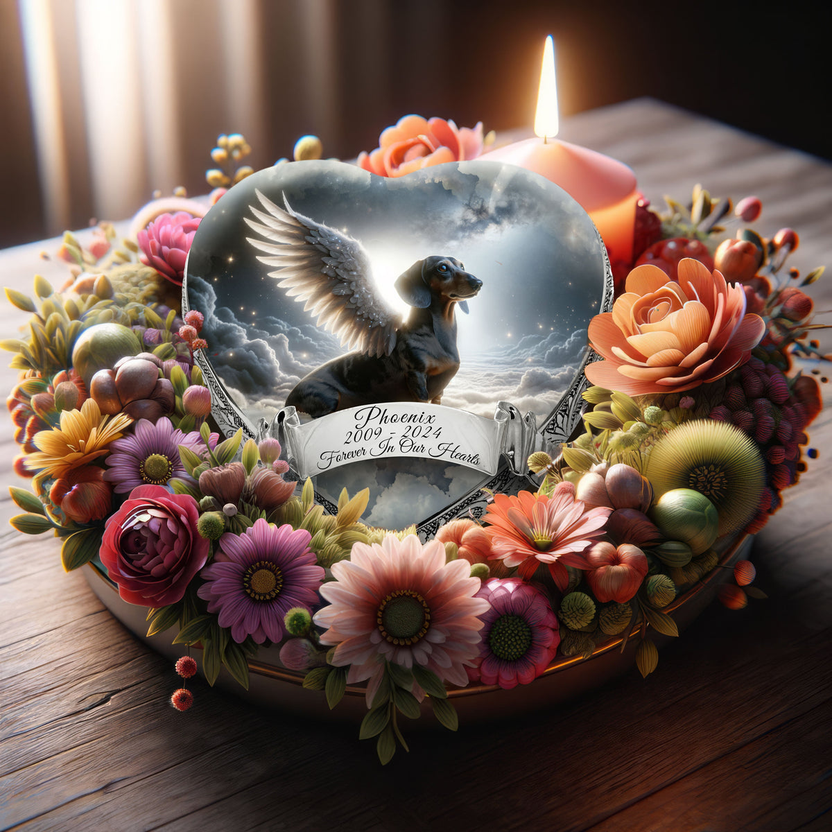 Eternal Elegance Dog Urns Dachshund - Heavenly Splendor Dog Urn
