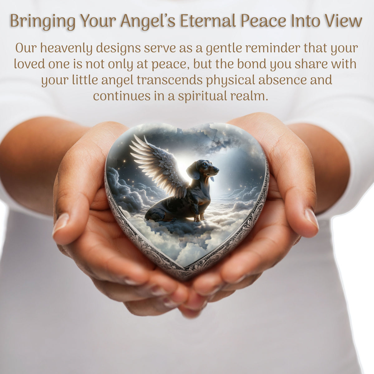 Eternal Elegance Dog Urns Dachshund - Heavenly Splendor Dog Urn