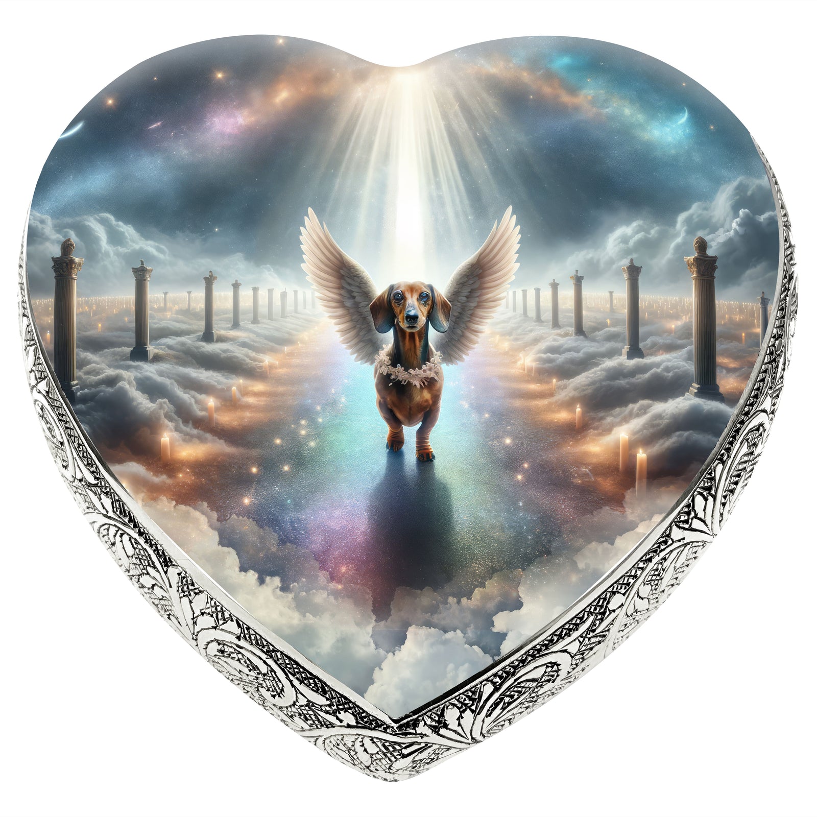 Eternal Elegance Dog Urns Dachshund - Rainbow Bridge Dog Urn