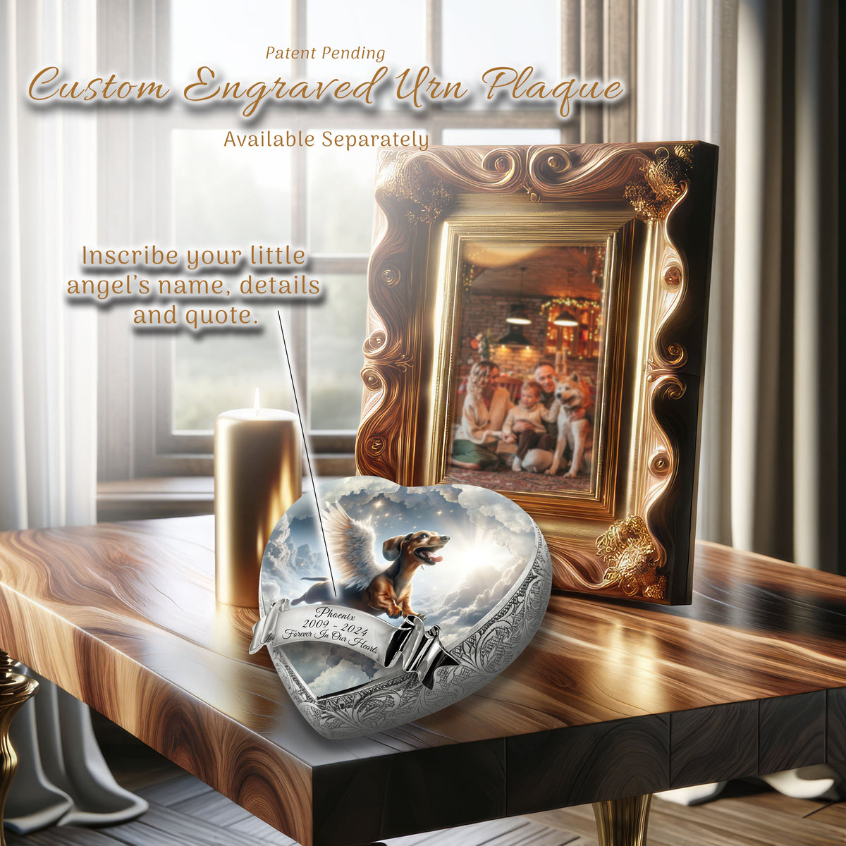 Eternal Elegance Dog Urns Dachshund - Sacred Skyscape Dog Urn