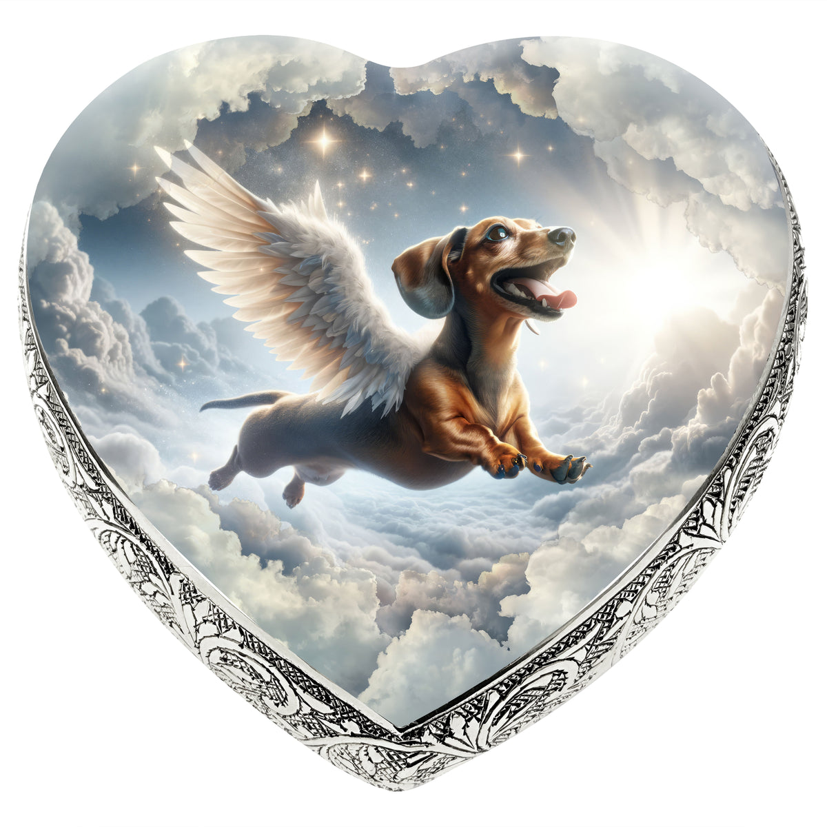 Eternal Elegance Dog Urns Dachshund - Sacred Skyscape Dog Urn