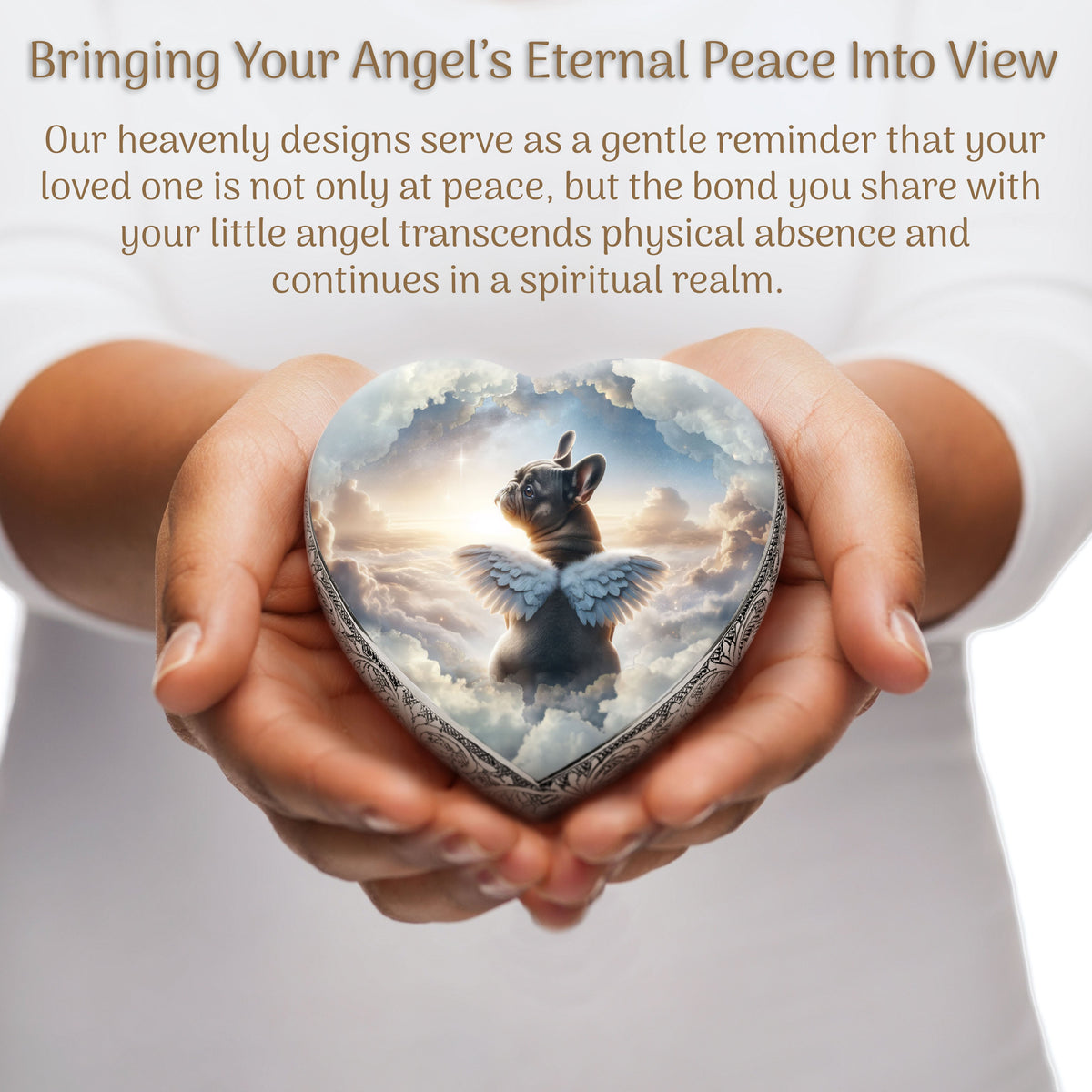 Eternal Elegance Dog Urns French Bulldog - Celestine Serenity Dog Urn