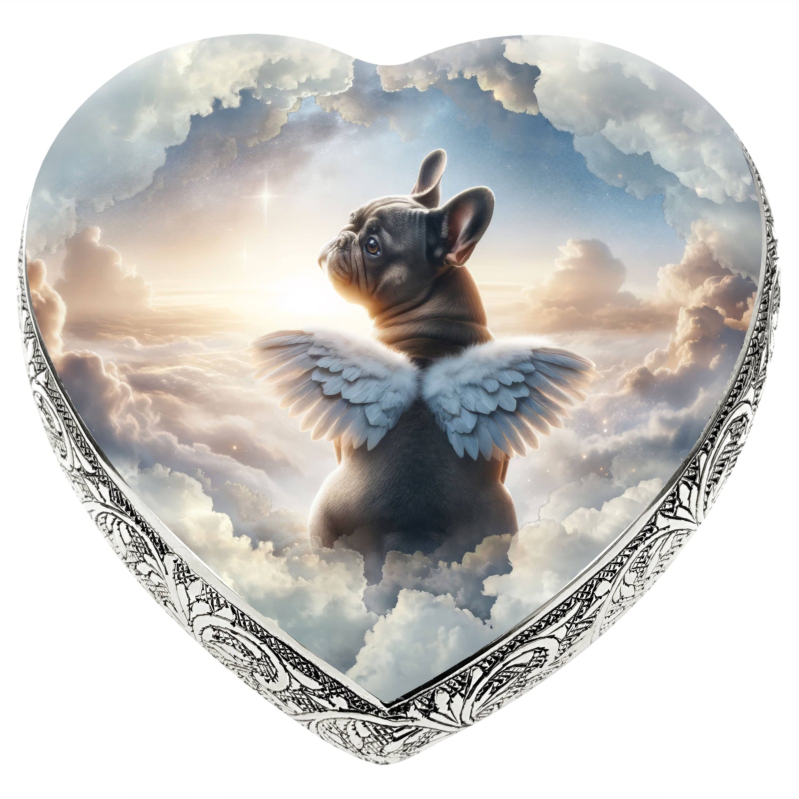 Eternal Elegance Dog Urns French Bulldog - Celestine Serenity Dog Urn