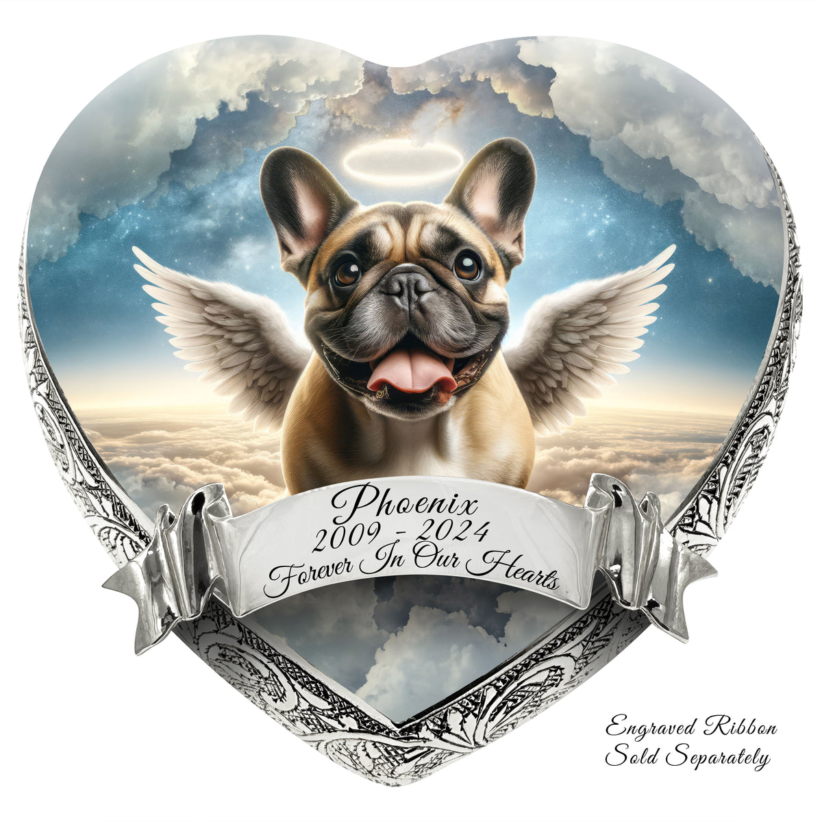 Eternal Elegance Dog Urns French Bulldog - Cherubic Charm Dog Urn