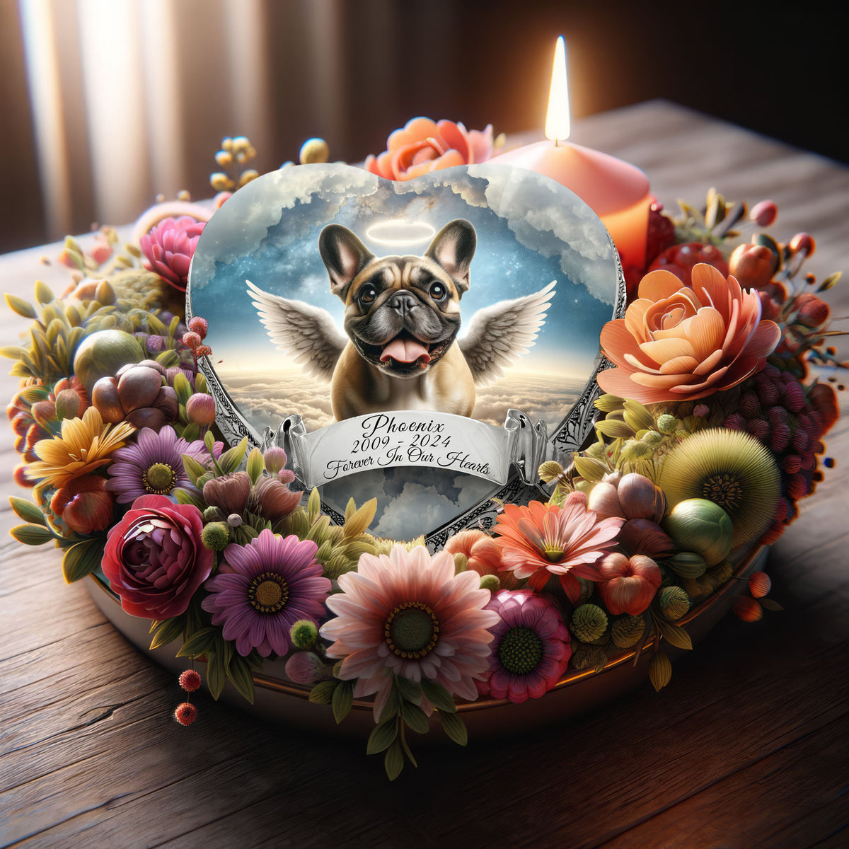 Eternal Elegance Dog Urns French Bulldog - Cherubic Charm Dog Urn