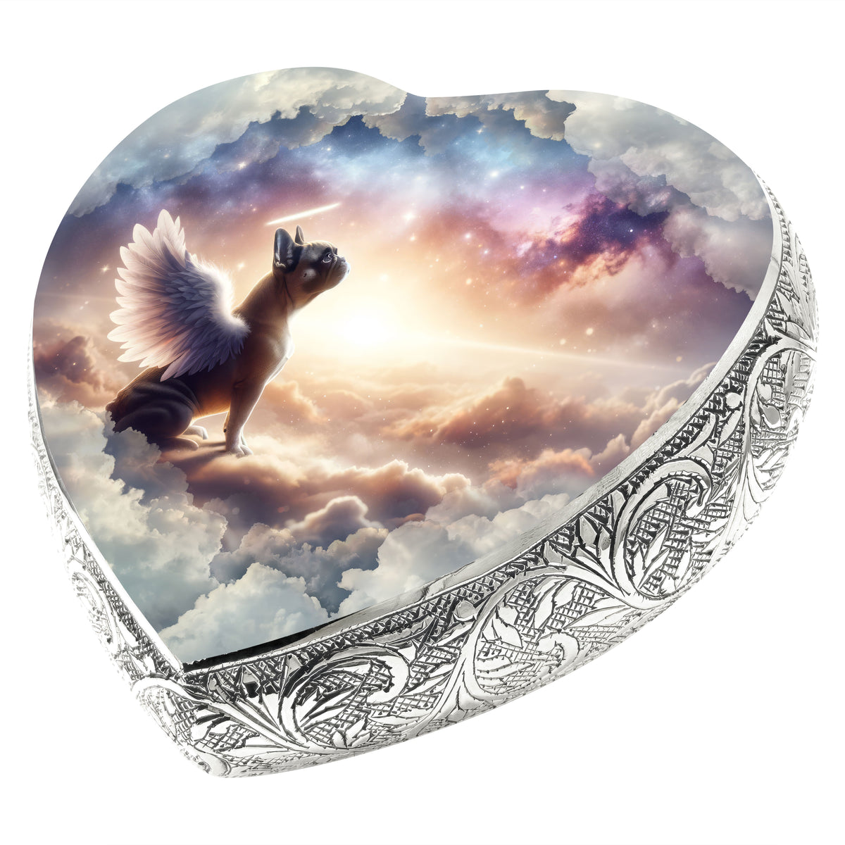 Eternal Elegance Dog Urns French Bulldog - Cosmic Dawn Dog Urn