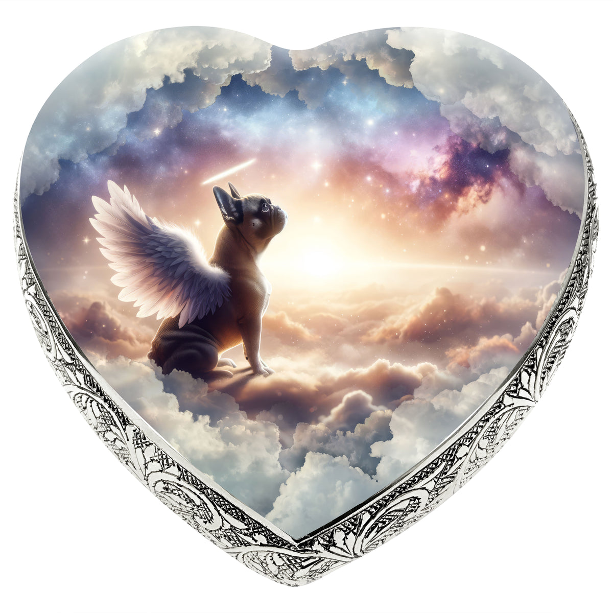 Eternal Elegance Dog Urns French Bulldog - Cosmic Dawn Dog Urn