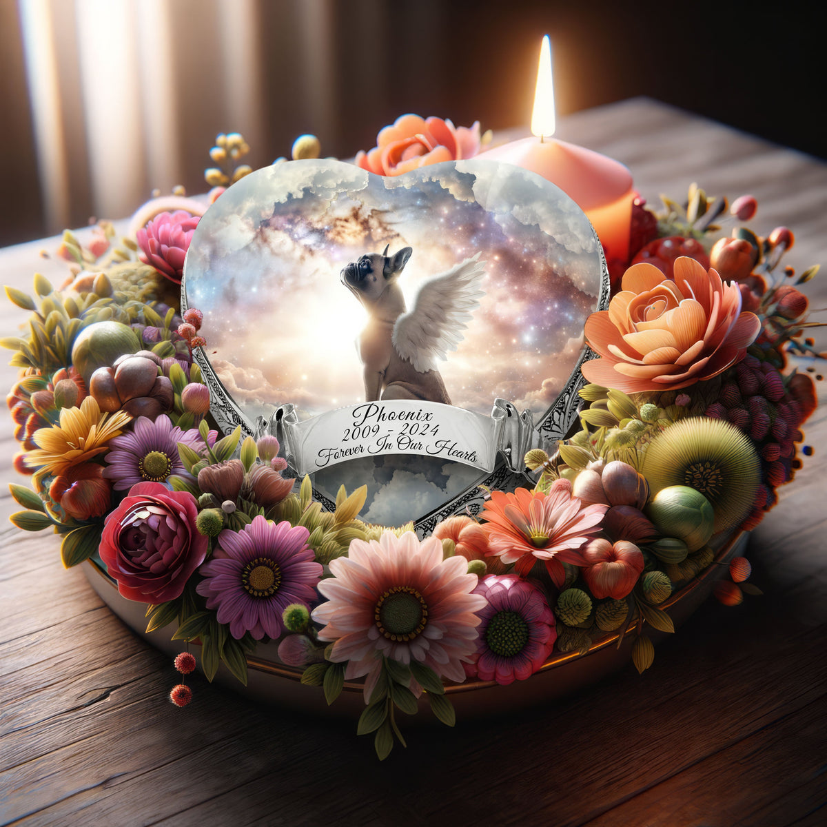 Eternal Elegance Dog Urns French Bulldog - Cosmic Fantasy Dog Urn