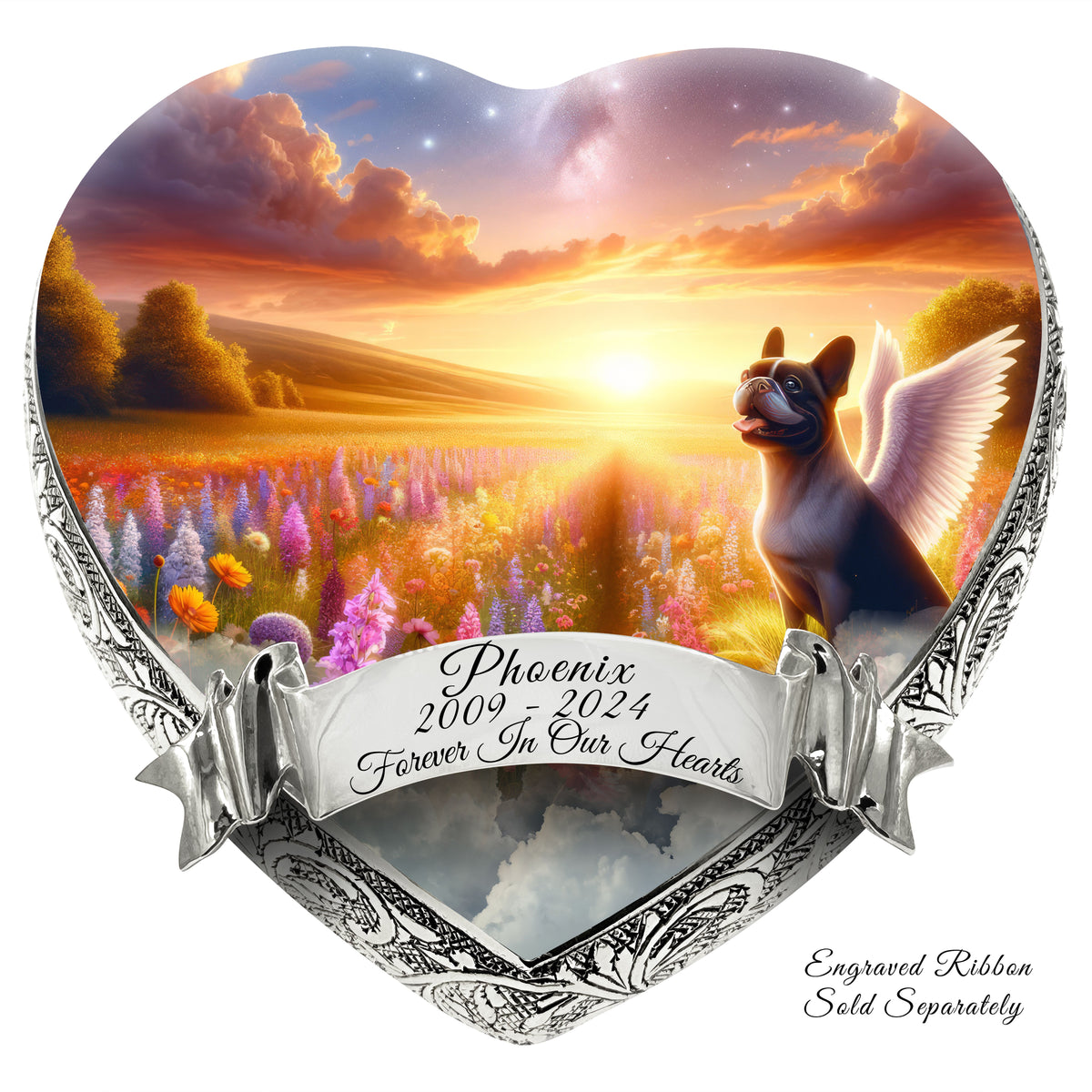 Eternal Elegance Dog Urns French Bulldog - Etheric Breeze Dog Urn