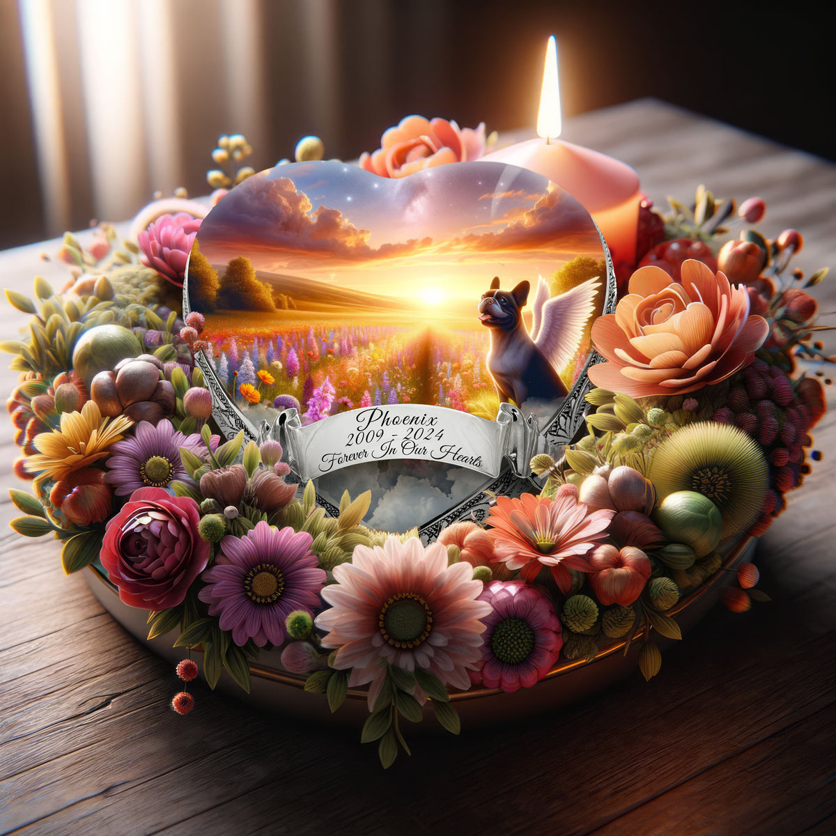 Eternal Elegance Dog Urns French Bulldog - Etheric Breeze Dog Urn