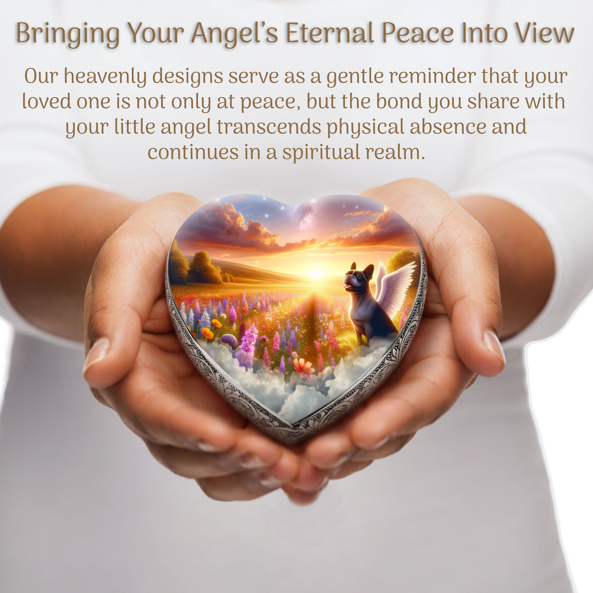 Eternal Elegance Dog Urns French Bulldog - Etheric Breeze Dog Urn