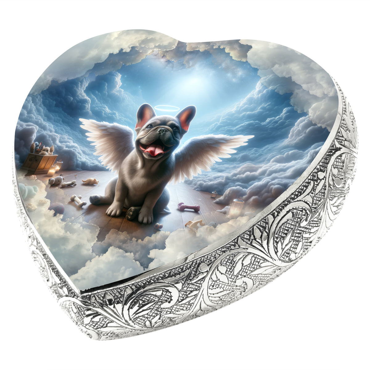 Eternal Elegance Dog Urns French Bulldog - Etheric Twilight Dog Urn