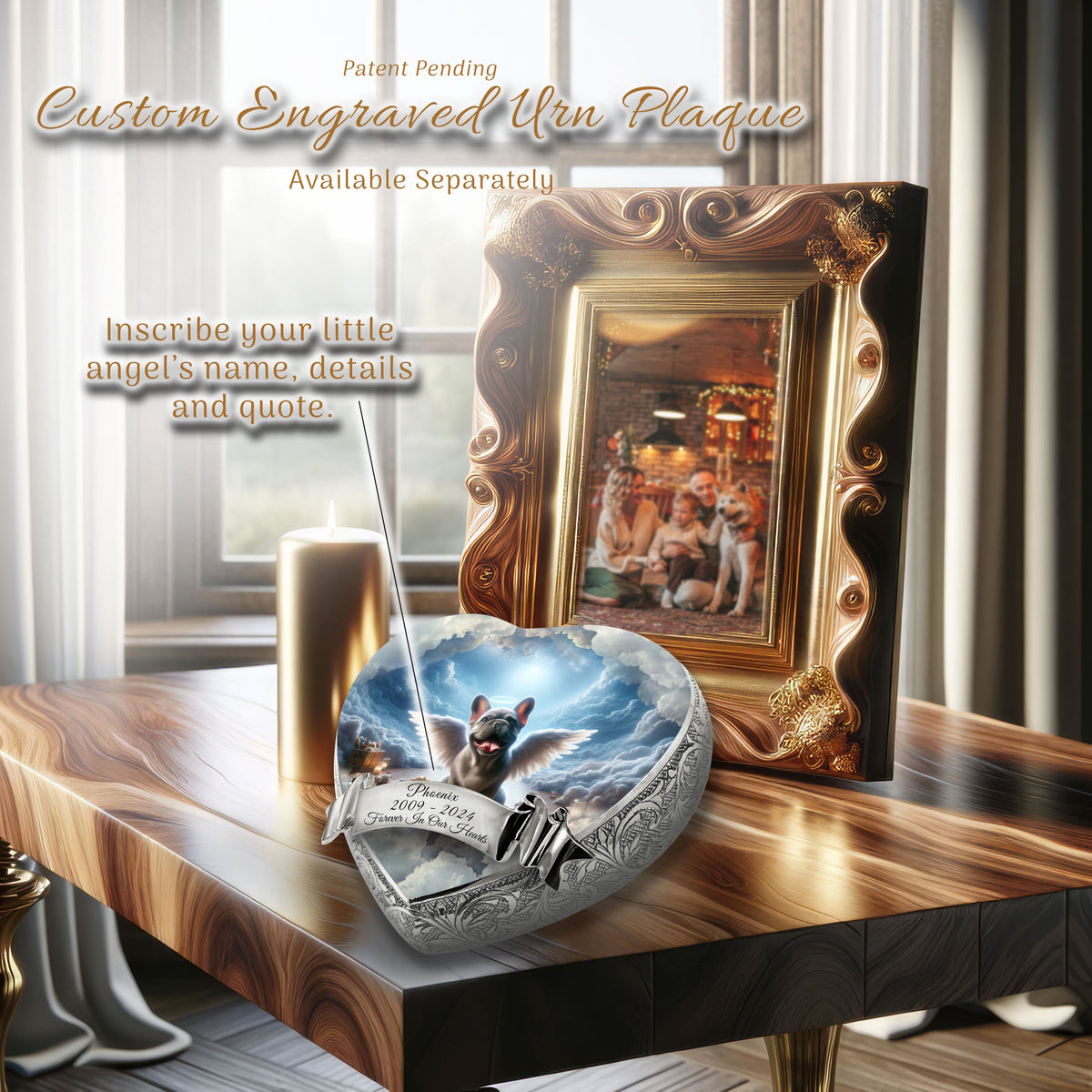 Eternal Elegance Dog Urns French Bulldog - Etheric Twilight Dog Urn