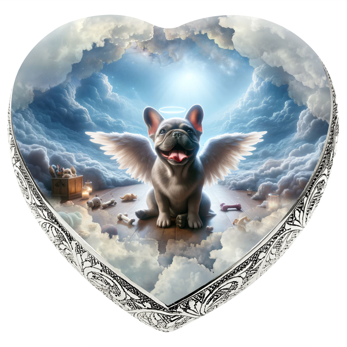 Eternal Elegance Dog Urns French Bulldog - Etheric Twilight Dog Urn