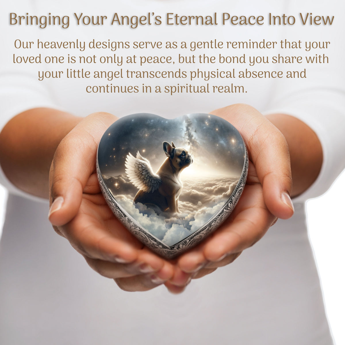 Eternal Elegance Dog Urns French Bulldog - Milky Way Whisper Dog Urn