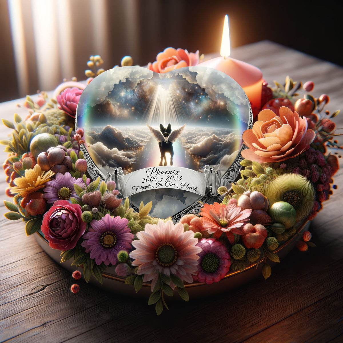 Eternal Elegance Dog Urns French Bulldog - Paradise Beam Dog Urn