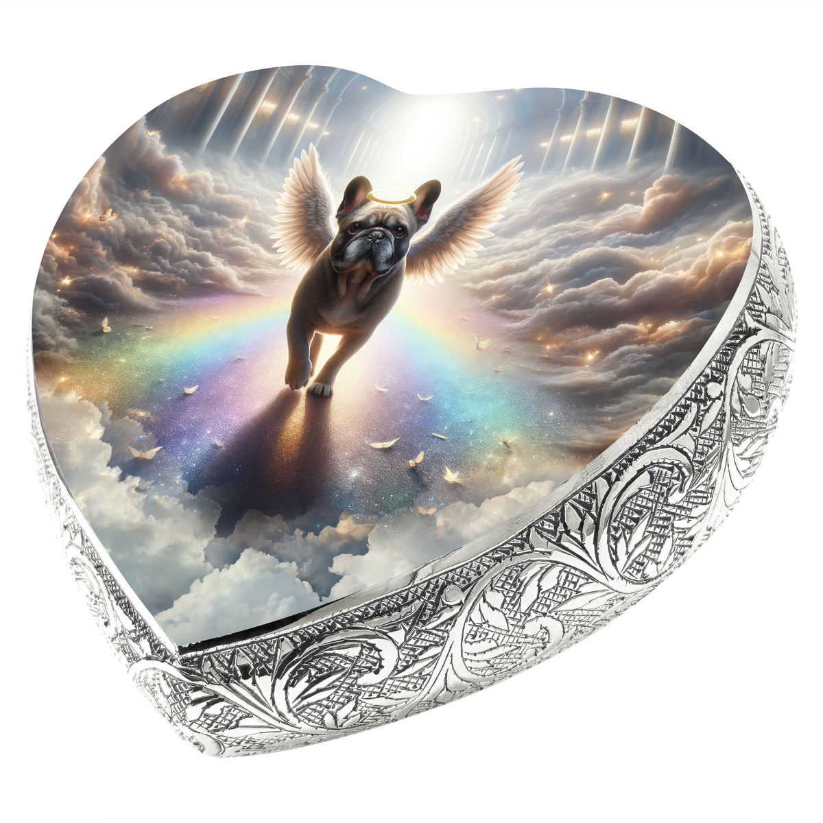 Eternal Elegance Dog Urns French Bulldog - Rainbow Arc Dog Urn