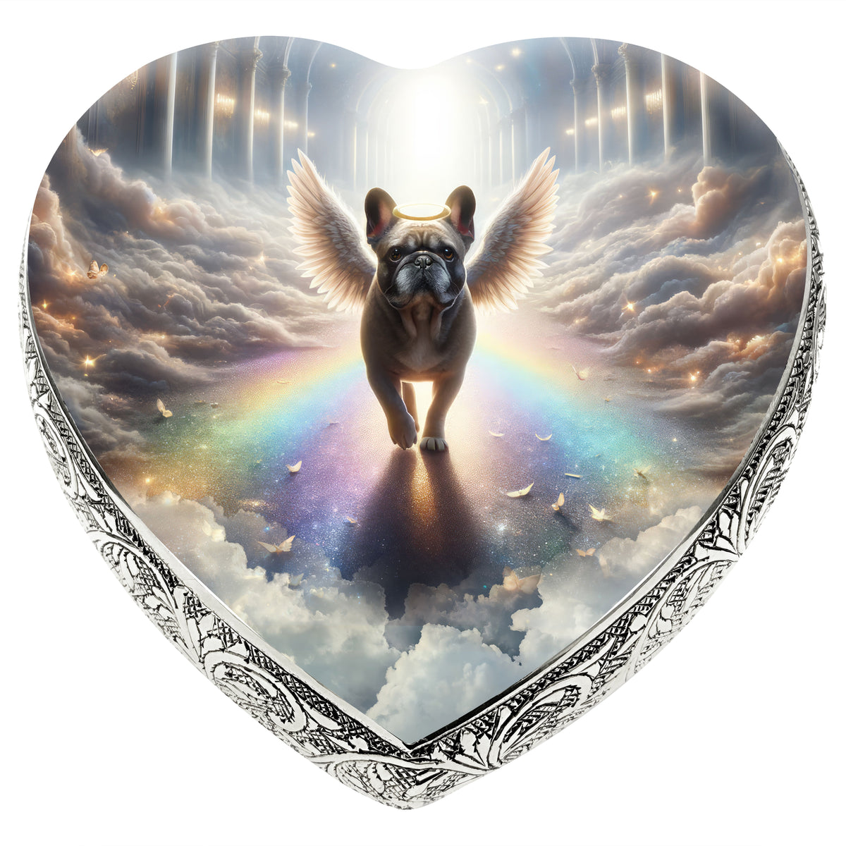 Eternal Elegance Dog Urns French Bulldog - Rainbow Arc Dog Urn