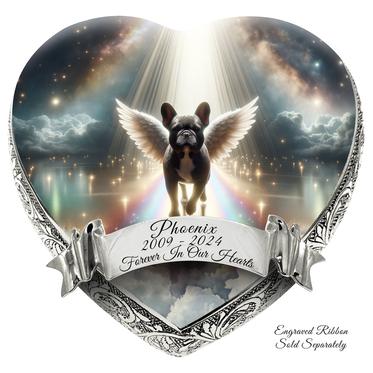 Eternal Elegance Dog Urns French Bulldog - Rainbow Bridge Dog Urn