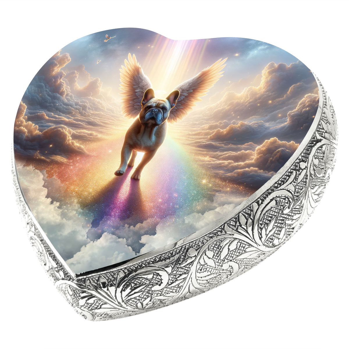 Eternal Elegance Dog Urns French Bulldog - Rainbow Crossing Dog Urn