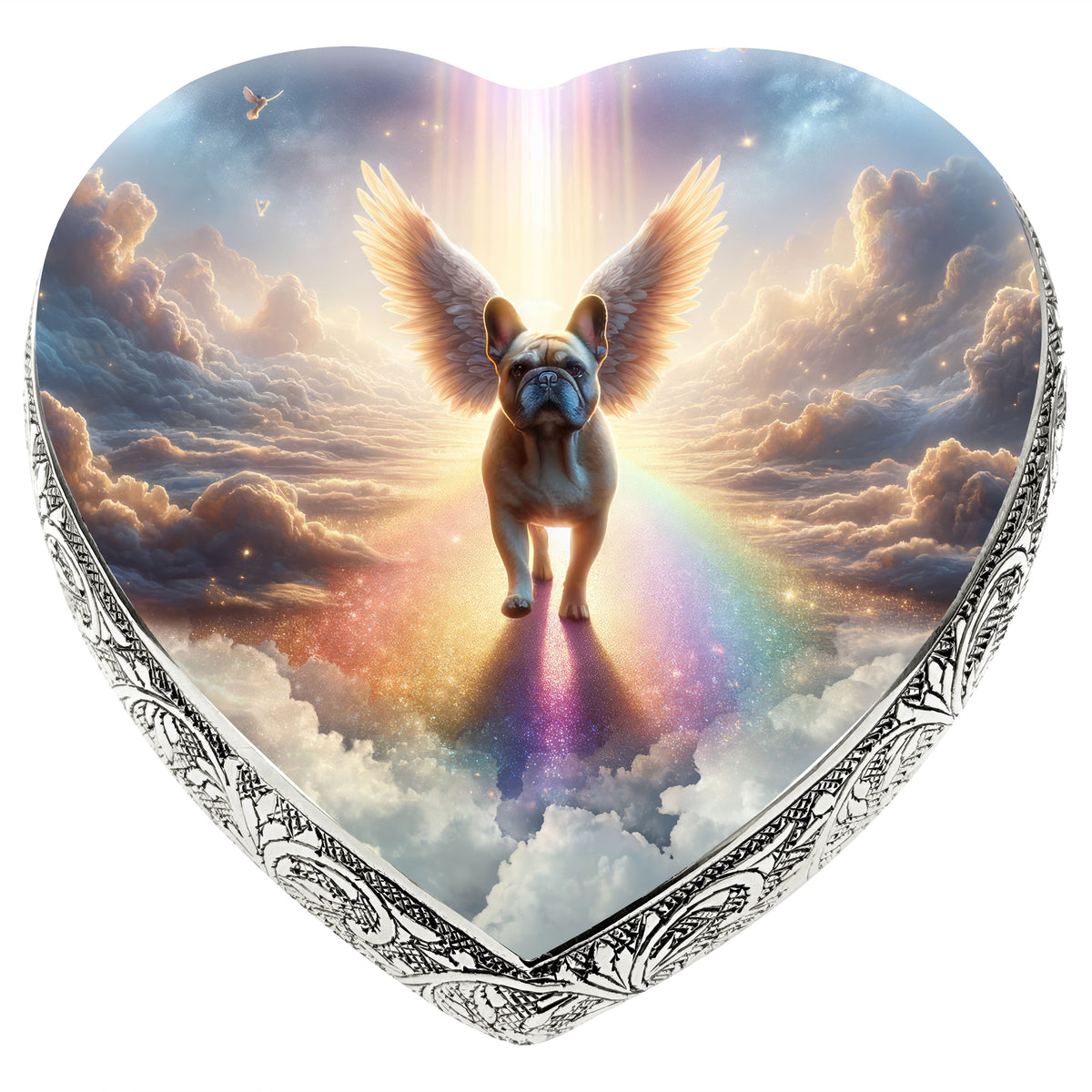 Eternal Elegance Dog Urns French Bulldog - Rainbow Crossing Dog Urn