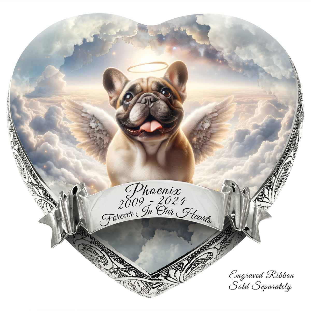 Eternal Elegance Dog Urns French Bulldog - Skyward Grace Dog Urn