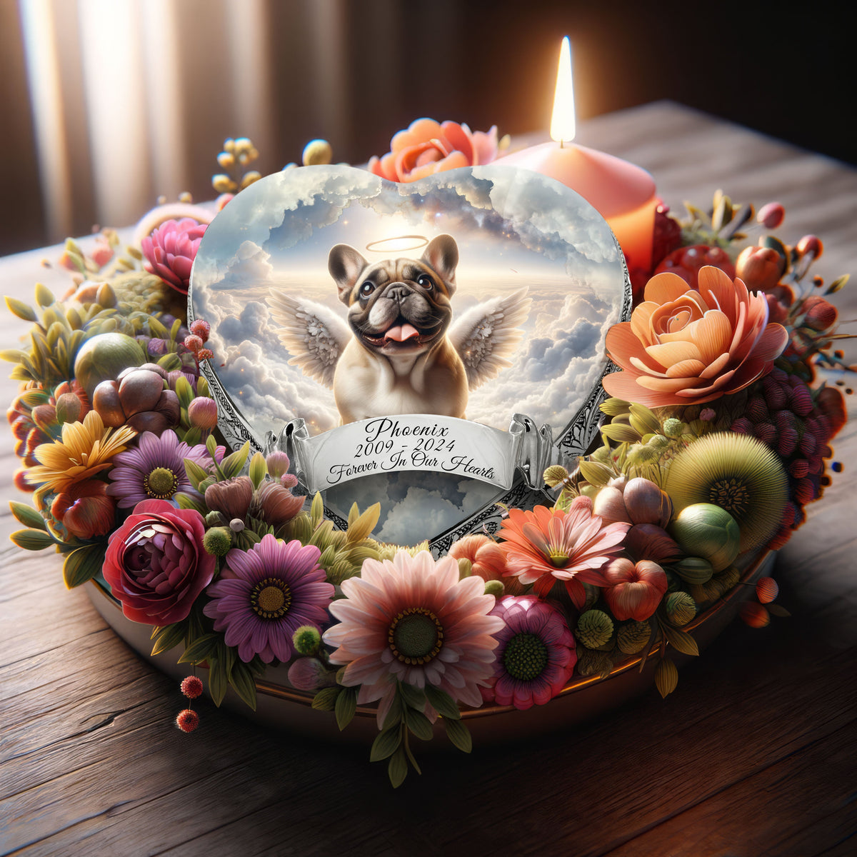 Eternal Elegance Dog Urns French Bulldog - Skyward Grace Dog Urn