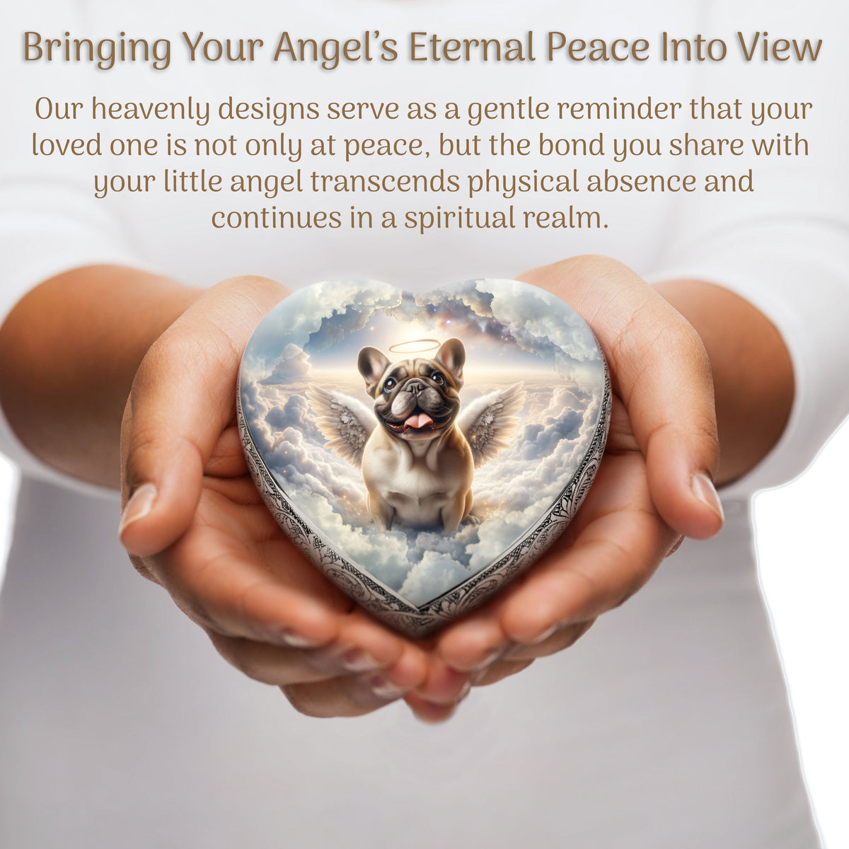 Eternal Elegance Dog Urns French Bulldog - Skyward Grace Dog Urn