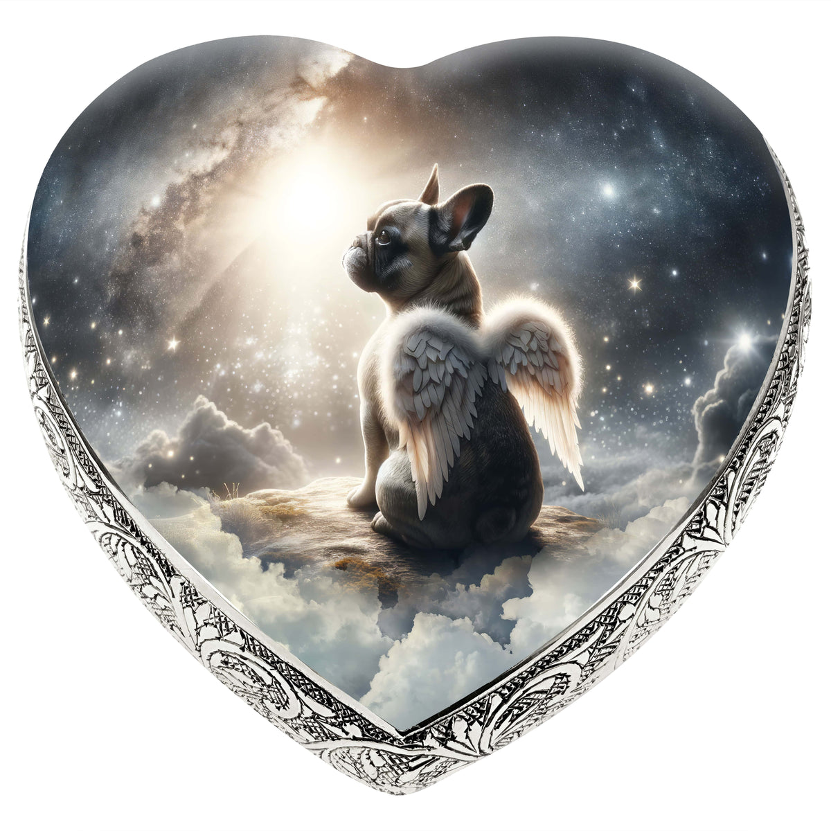 Eternal Elegance Dog Urns French Bulldog - Solar Flare Sparkle Dog Urn