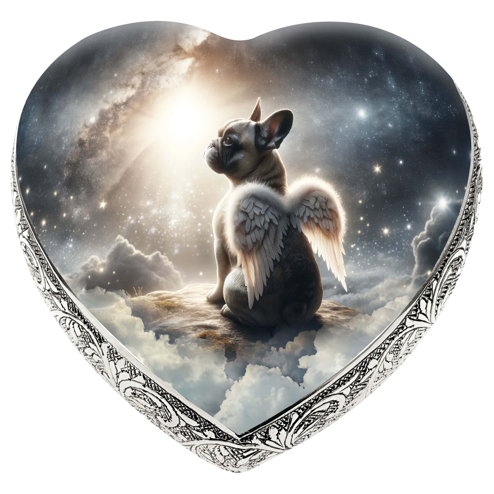 Eternal Elegance Dog Urns French Bulldog - Solar Flare Sparkle Dog Urn