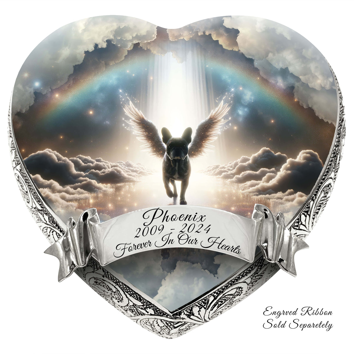 Eternal Elegance Dog Urns French Bulldog - Supernova Burst Dog Urn